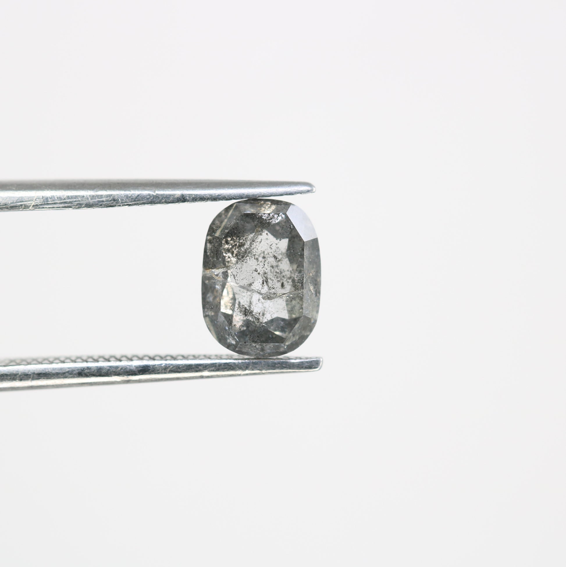 1.42 Carat Oval Shaped Natural Salt And Pepper Diamond For Galaxy Ring - JayKrishna Diamond