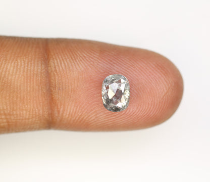 1.42 Carat Oval Shaped Natural Salt And Pepper Diamond For Galaxy Ring - JayKrishna Diamond
