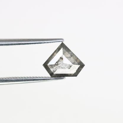 1.18 CT 6.70 MM Diamond Cut Salt And Pepper Diamond For Statement Ring - JayKrishna Diamond