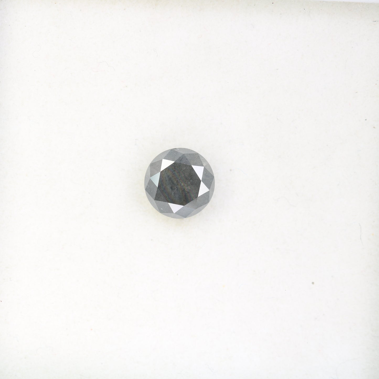 Salt And Pepper Diamond Ring 1.39 Carat Loose Round Brilliant Cut Diamond - JayKrishna Diamond
