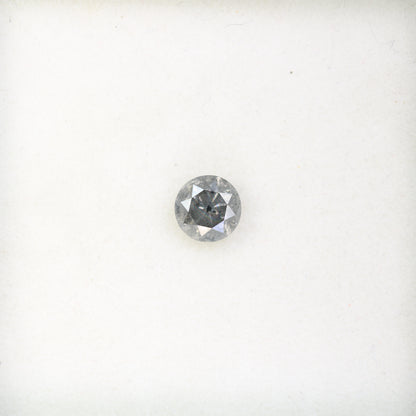 1.09 Carat Salt And Pepper Loose Round Brilliant Cut Diamond For Engagement Ring - JayKrishna Diamond