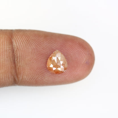 1.22 Carat Natural Loose Light Red Color Pear Shaped Diamond - JayKrishna Diamond