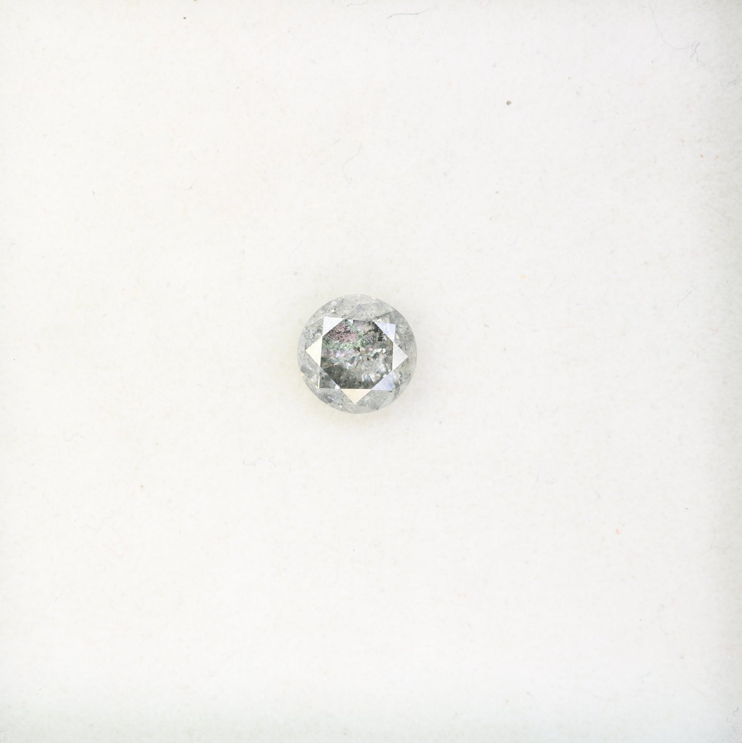 0.84 Carat Salt And Pepper Loose Round Brilliant Cut Diamond For Wedding Ring - JayKrishna Diamond