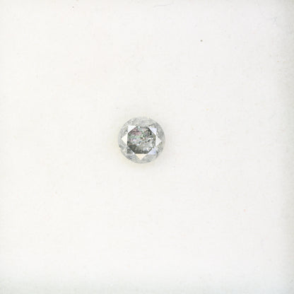 0.84 Carat Salt And Pepper Loose Round Brilliant Cut Diamond For Wedding Ring - JayKrishna Diamond