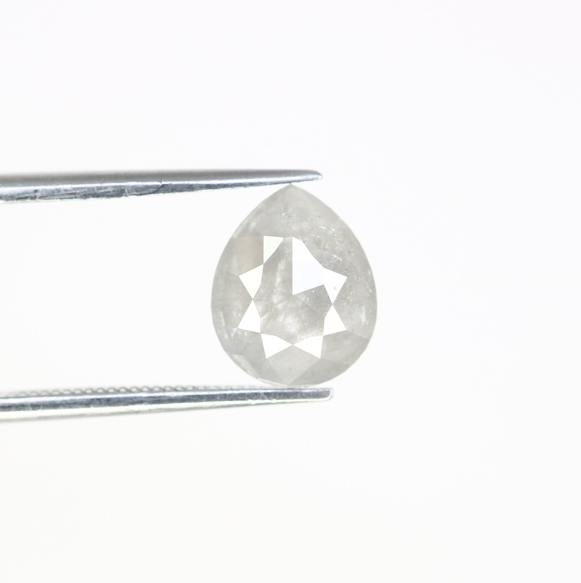 1.93 CT Natural Loose Grey Pear Shaped 9.40 MM Diamond For Wedding Ring - JayKrishna Diamond