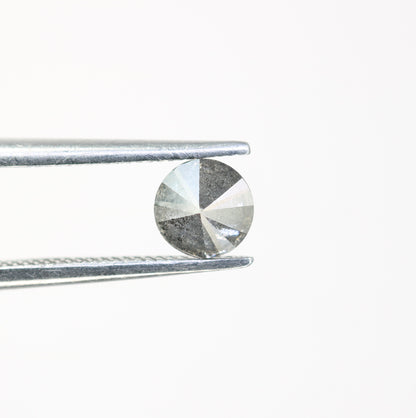 0.45 Carat Loose Salt and Pepper Round Brilliant Cut Diamond for Wedding Ring and Unique Artisan Jewelry Design - JayKrishna Diamond
