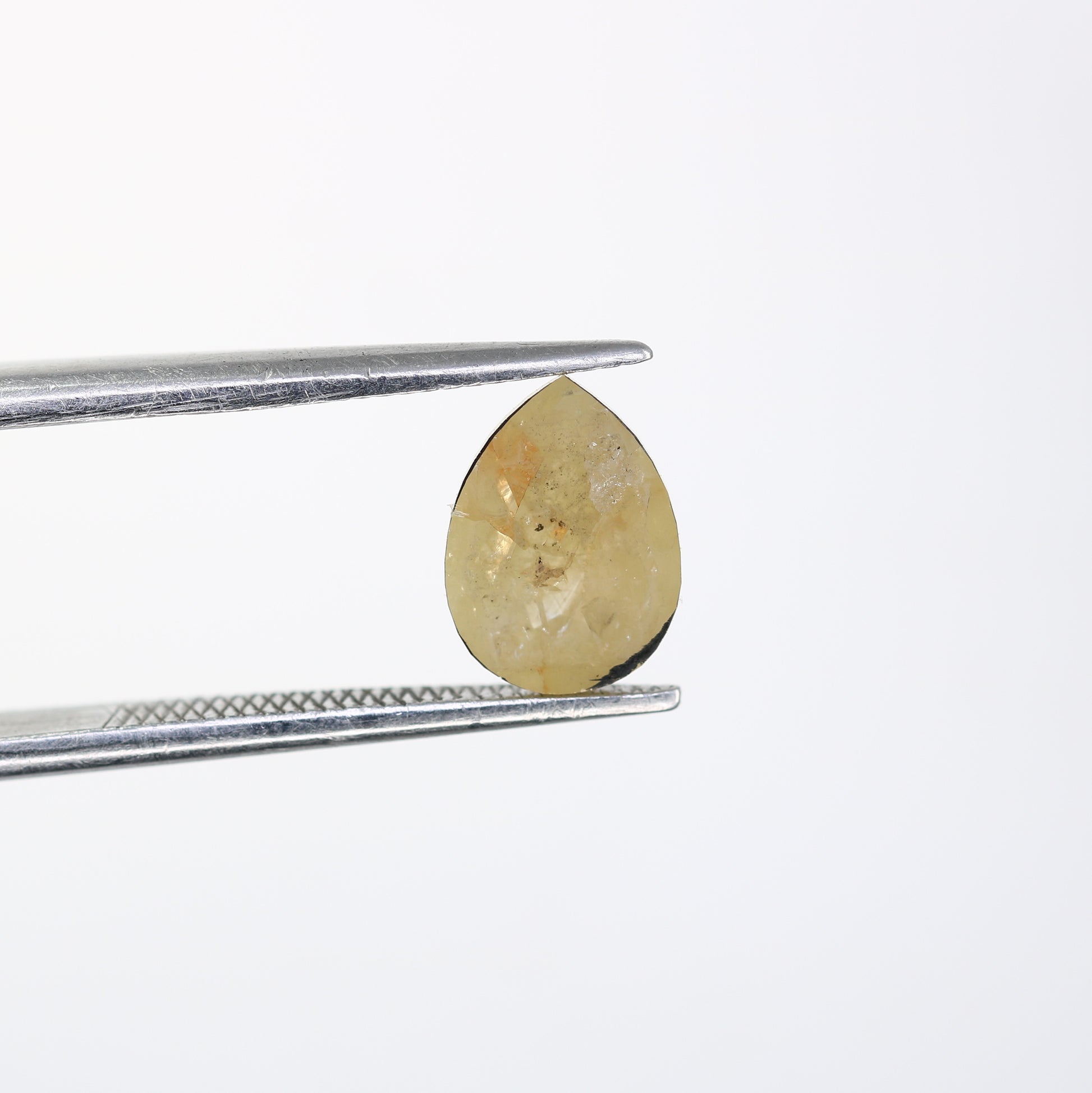 1.13 Carat Light Yellow Color Loose Fancy Pear Cut Diamond For Galaxy Ring - JayKrishna Diamond