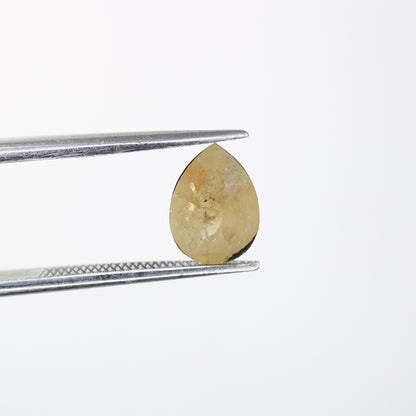 1.13 Carat Light Yellow Color Loose Fancy Pear Cut Diamond For Galaxy Ring - JayKrishna Diamond