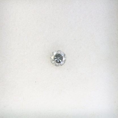 0.67 Carat Salt and Pepper Round Brilliant Cut Loose Diamond for Wedding Ring - Unique Gemstone for Custom Bridal Jewelry Designs - JayKrishna Diamond