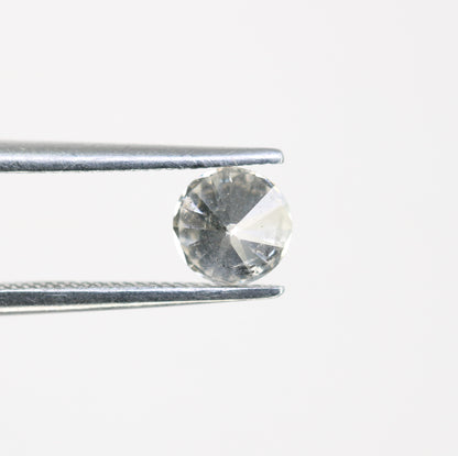 0.67 Carat Salt and Pepper Round Brilliant Cut Loose Diamond for Wedding Ring - Unique Gemstone for Custom Bridal Jewelry Designs - JayKrishna Diamond
