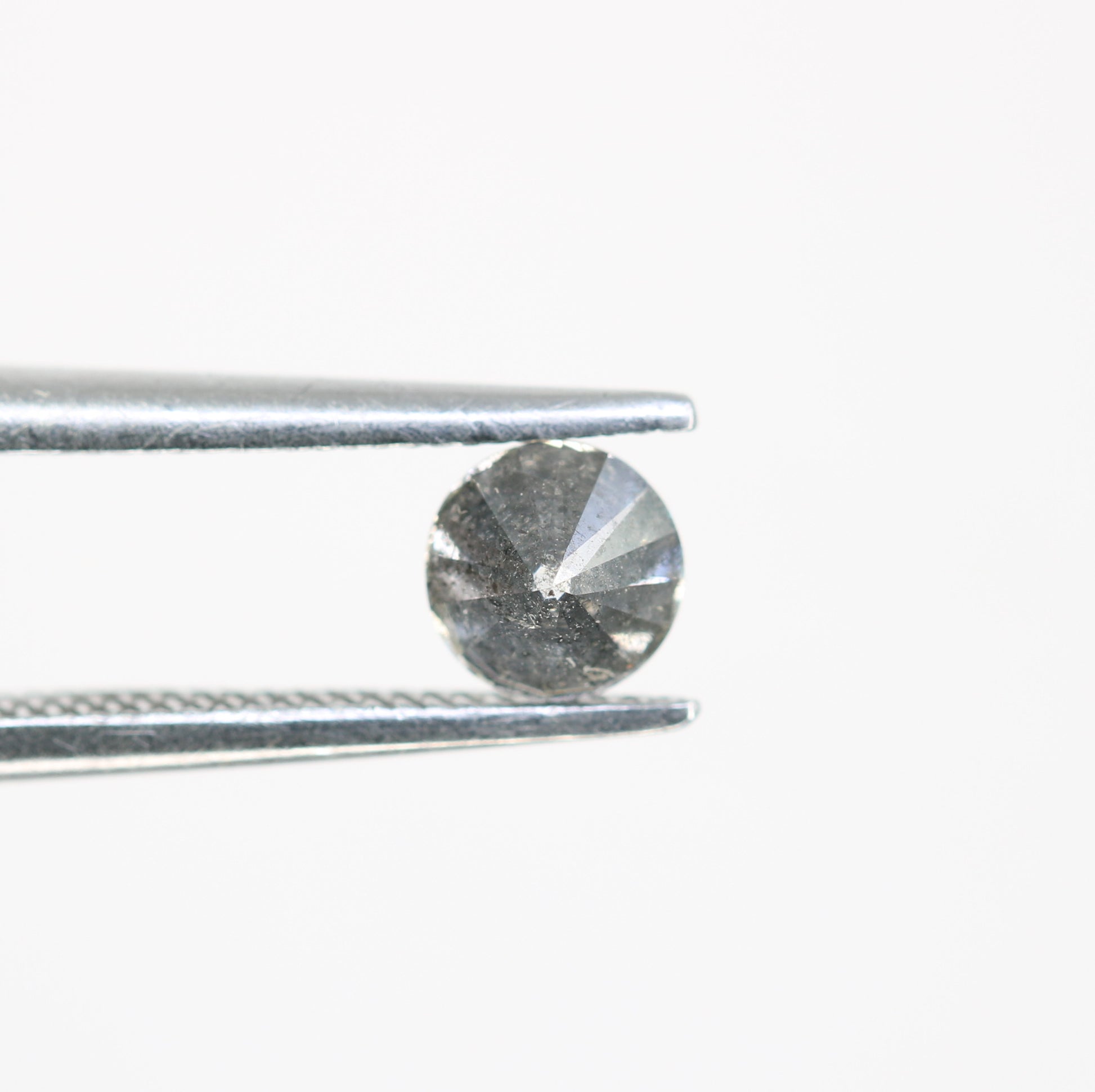 0.47 Carat Salt And Pepper Loose Round Brilliant Cut Diamond For Wedding Ring - JayKrishna Diamond
