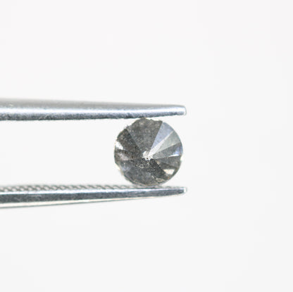 0.47 Carat Salt And Pepper Loose Round Brilliant Cut Diamond For Wedding Ring - JayKrishna Diamond