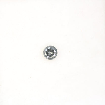 Unique 0.37 CT Salt & Pepper Round Brilliant Cut Diamond | Perfect for Wedding Rings - JayKrishna Diamond