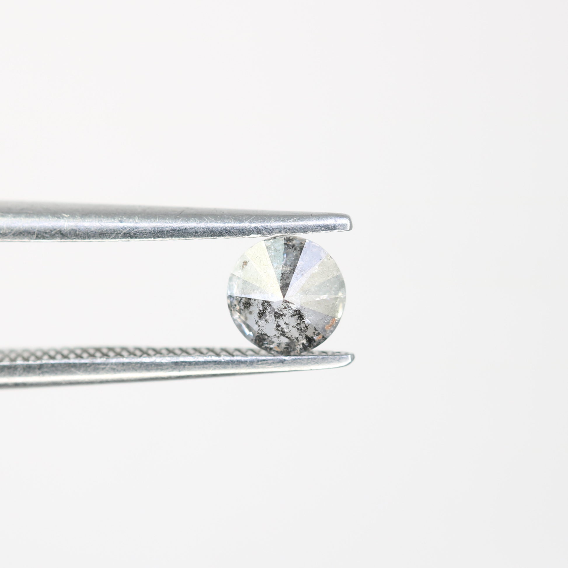 Unique 0.37 CT Salt & Pepper Round Brilliant Cut Diamond | Perfect for Wedding Rings - JayKrishna Diamond