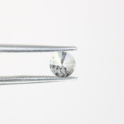 Unique 0.37 CT Salt & Pepper Round Brilliant Cut Diamond | Perfect for Wedding Rings - JayKrishna Diamond