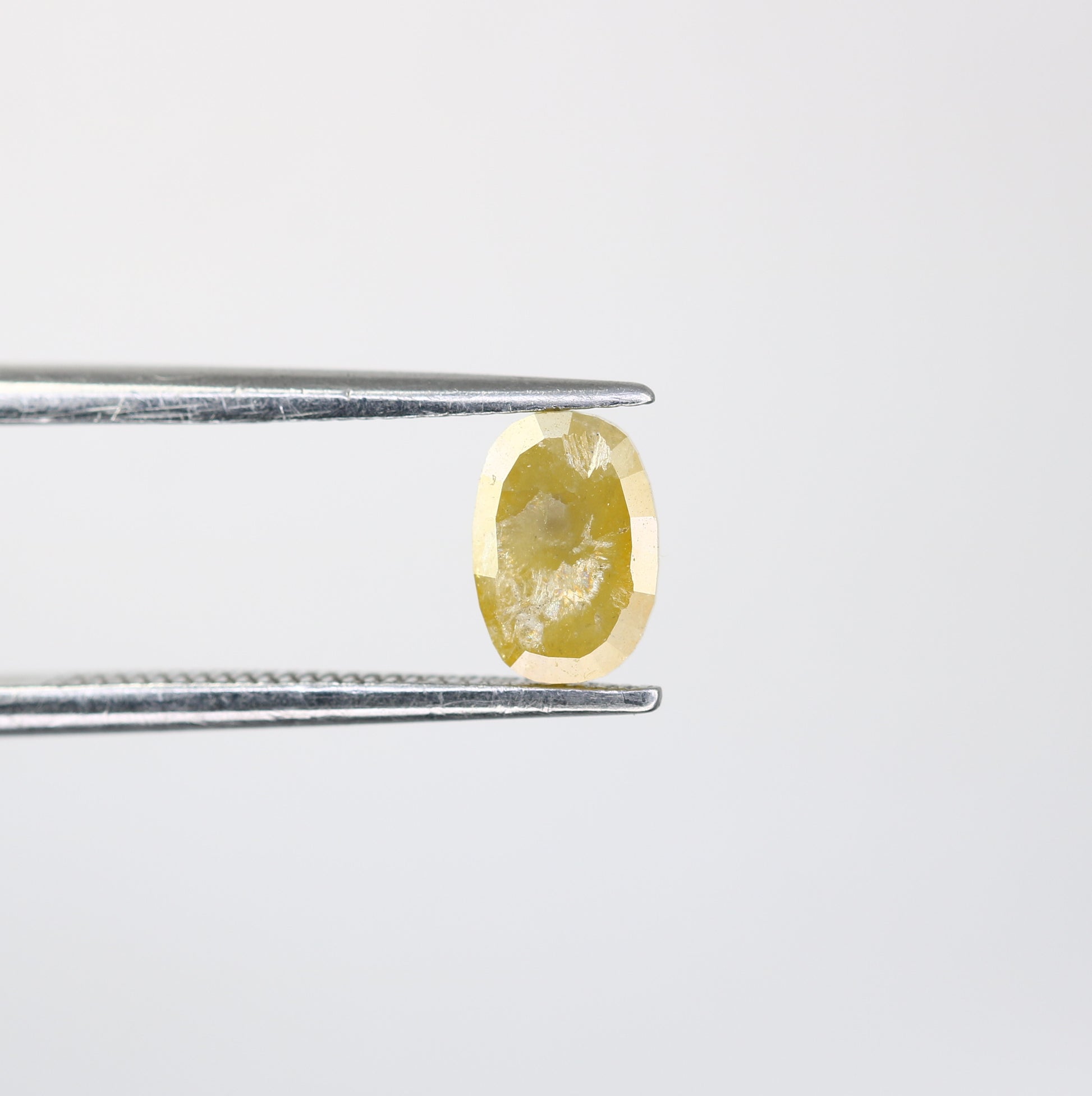 0.71 CT 6.50 MM Oval Shape Yellow Diamond For Wedding Ring - JayKrishna Diamond