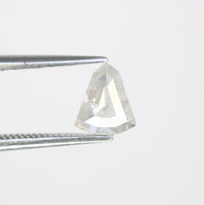 0.70 CT Salt And Pepper Shield Shaped Natural Diamond For Engagement Ring - JayKrishna Diamond