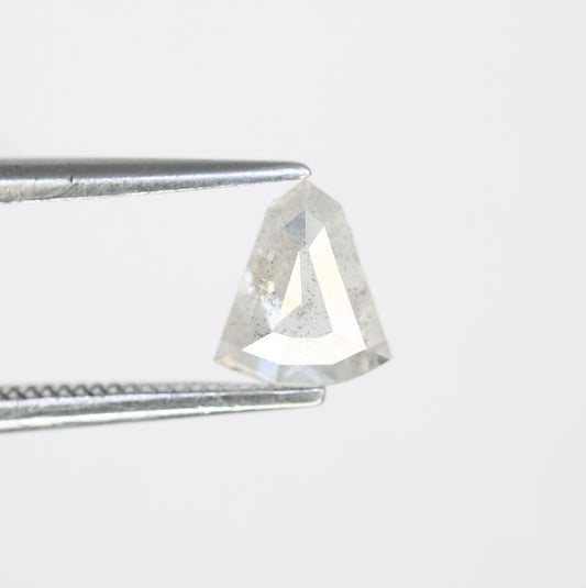 0.70 CT Salt And Pepper Shield Shaped Natural Diamond For Engagement Ring - JayKrishna Diamond