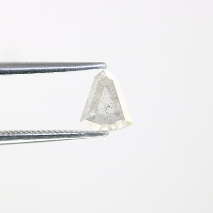 0.70 CT Salt And Pepper Shield Shaped Natural Diamond For Engagement Ring - JayKrishna Diamond