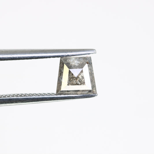 0.80 CT Geometric Shaped Loose Salt And Pepper 4.80 MM Diamond For Wedding Ring - JayKrishna Diamond