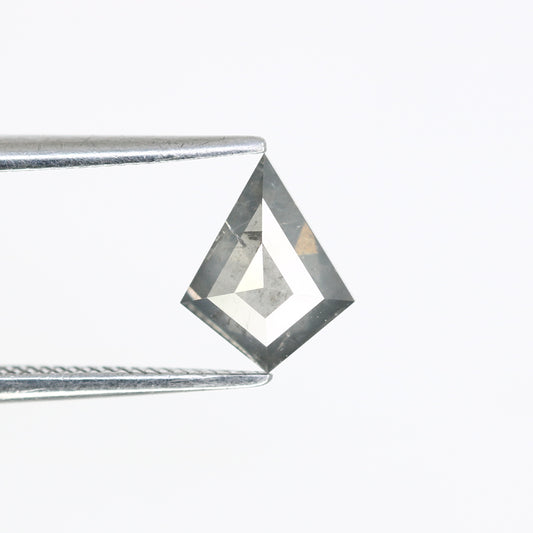 0.91 Carat Natural Salt And Pepper 8.30 MM Loose Kite Cut Diamond For Promise Ring - JayKrishna Diamond