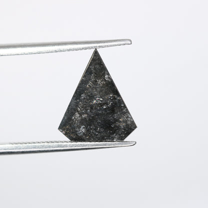 1.20 CT Diamond Cut Salt And Pepper Diamond For Engagement Ring - JayKrishna Diamond