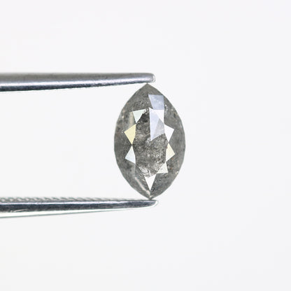 0.98 CT 7.60 MM Marquise Shape Salt And Pepper Diamond For Engagement Ring - JayKrishna Diamond