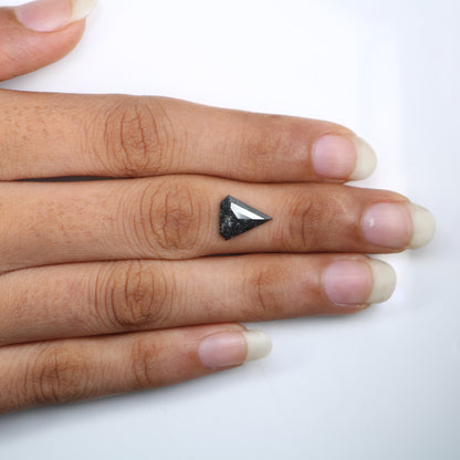 1.20 CT Diamond Cut Salt And Pepper Diamond For Engagement Ring - JayKrishna Diamond