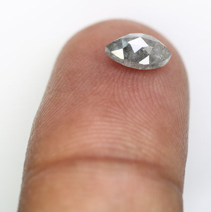0.98 CT 7.60 MM Marquise Shape Salt And Pepper Diamond For Engagement Ring - JayKrishna Diamond