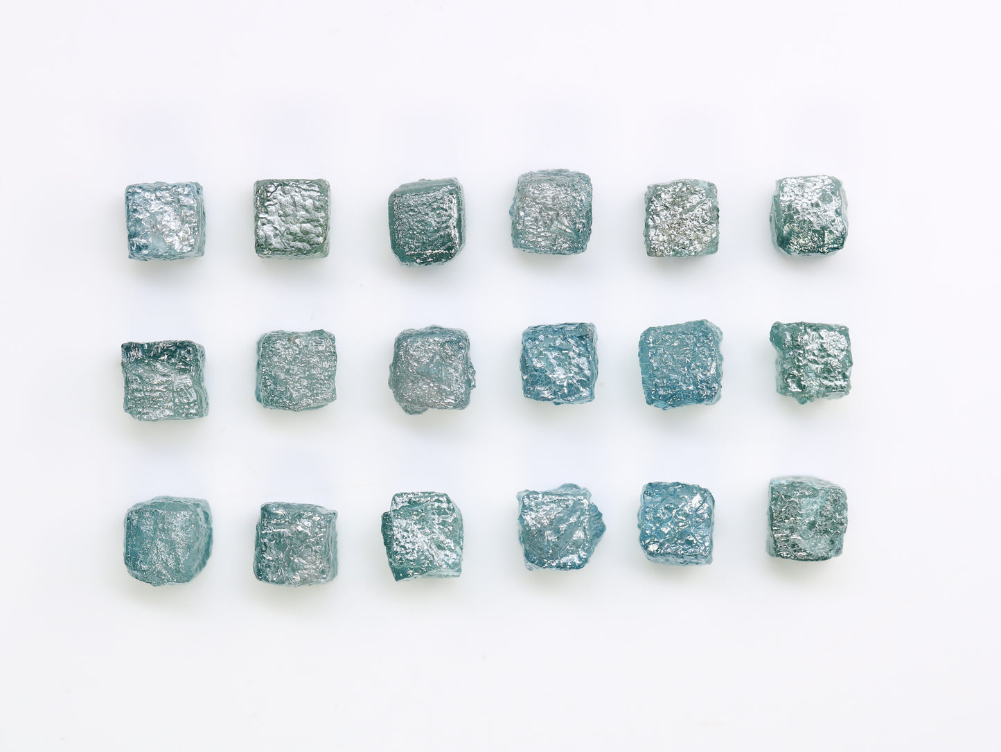 0.86 CT To 1.11 CT Blue Rough Cube Raw Diamond For Engagement Ring - JayKrishna Diamond