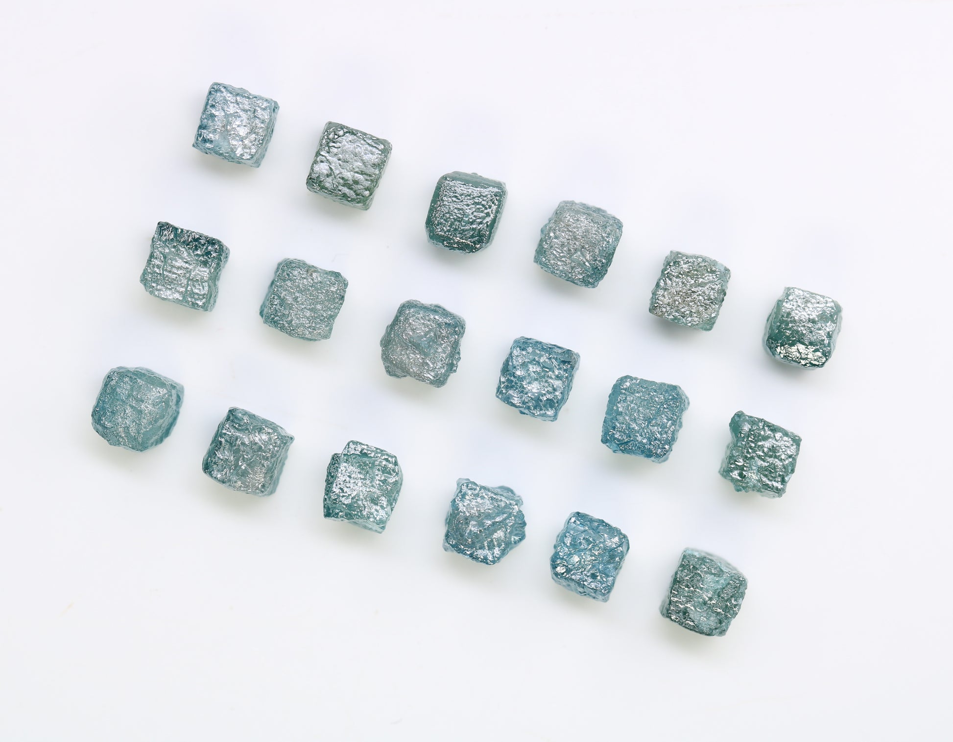 0.86 CT To 1.11 CT Blue Rough Cube Raw Diamond For Engagement Ring - JayKrishna Diamond