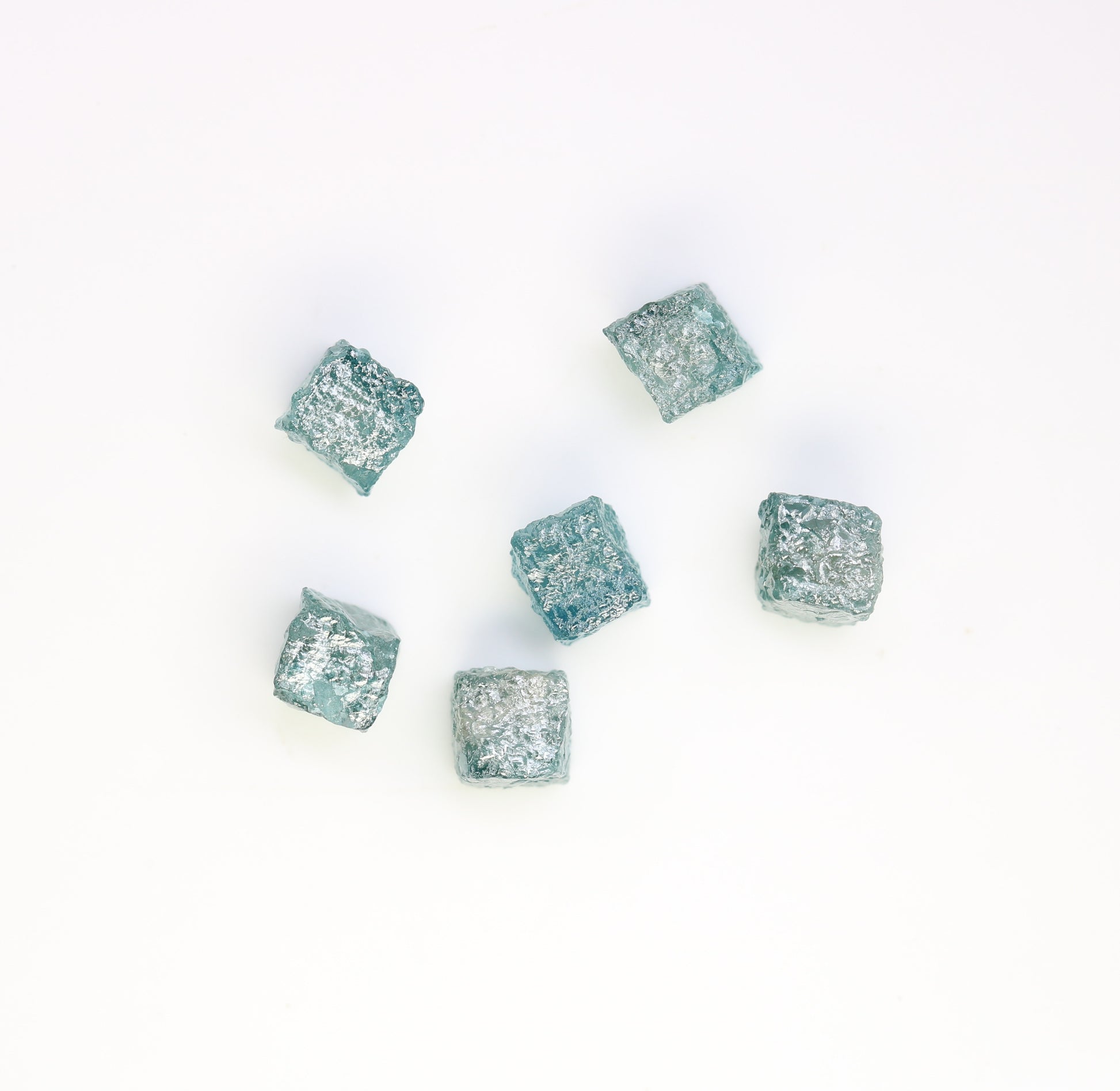 4.17 CT Cube Blue Rough Raw Diamond For Engagement Ring - JayKrishna Diamond