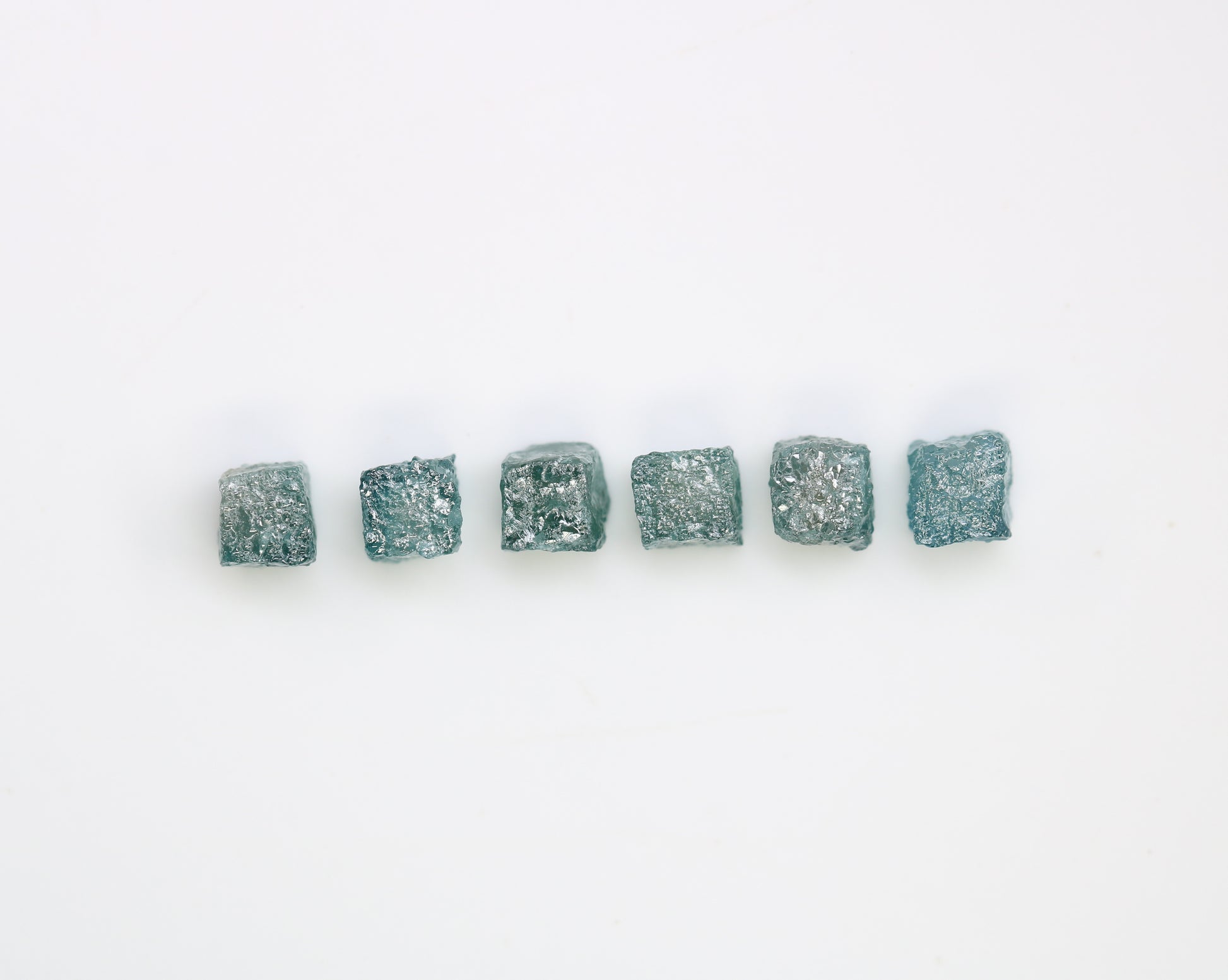 4.17 CT Cube Blue Rough Raw Diamond For Engagement Ring - JayKrishna Diamond