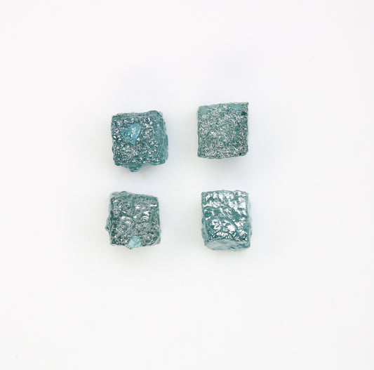 2.78 CT Cube Blue Rough Raw Diamond For Engagement Ring - JayKrishna Diamond