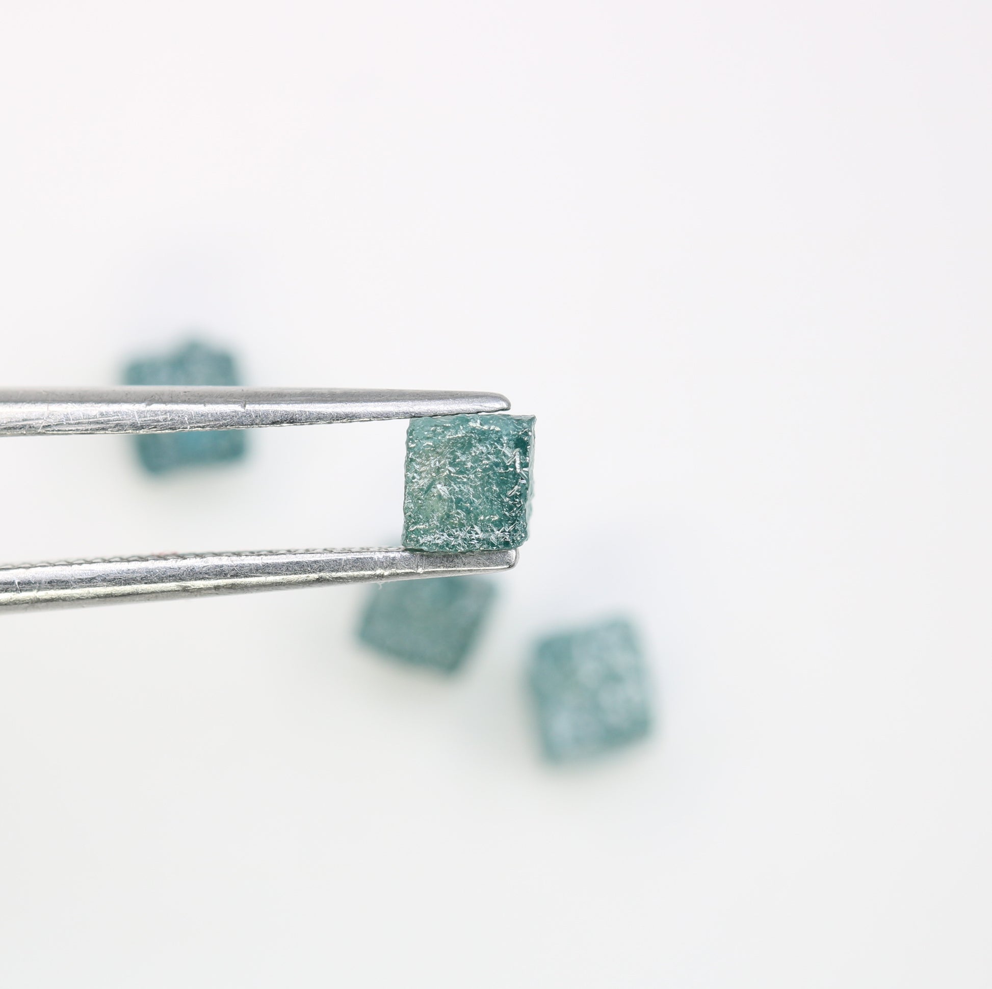 2.78 CT Cube Blue Rough Raw Diamond For Engagement Ring - JayKrishna Diamond