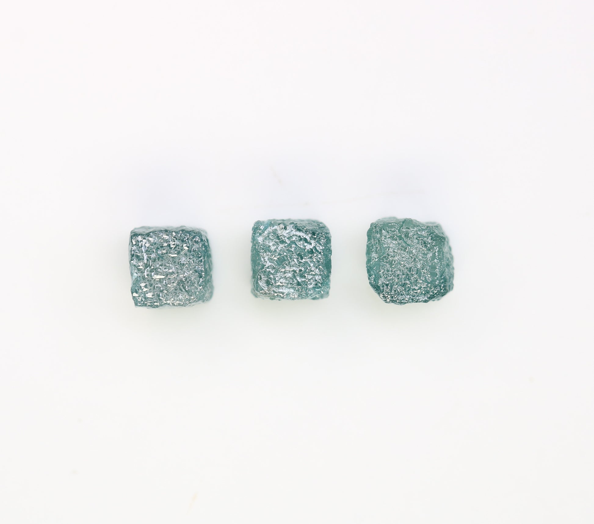 2.63 CT Raw Blue Cube Rough Diamond For Engagement Ring - JayKrishna Diamond