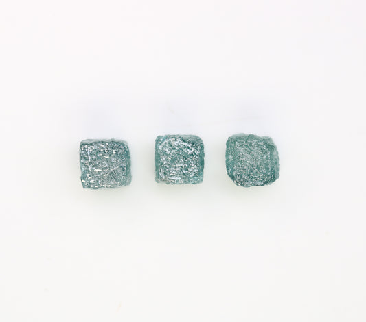 2.63 CT Raw Blue Cube Rough Diamond For Engagement Ring - JayKrishna Diamond