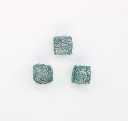 2.63 CT Raw Blue Cube Rough Diamond For Engagement Ring - JayKrishna Diamond