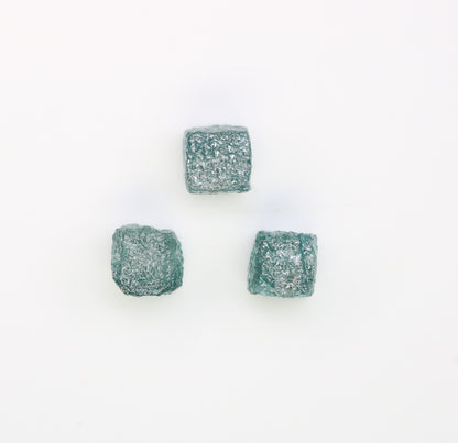 2.63 CT Raw Blue Cube Rough Diamond For Engagement Ring - JayKrishna Diamond