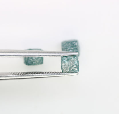2.63 CT Raw Blue Cube Rough Diamond For Engagement Ring - JayKrishna Diamond