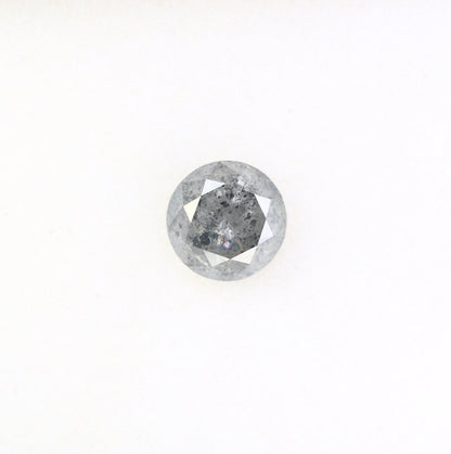 1.63 CT Round Brilliant Cut Salt And Pepper Diamond For Engagement Ring - JayKrishna Diamond