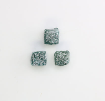 2.43 CT Cube Raw Blue Rough Diamond For Engagement Ring - JayKrishna Diamond