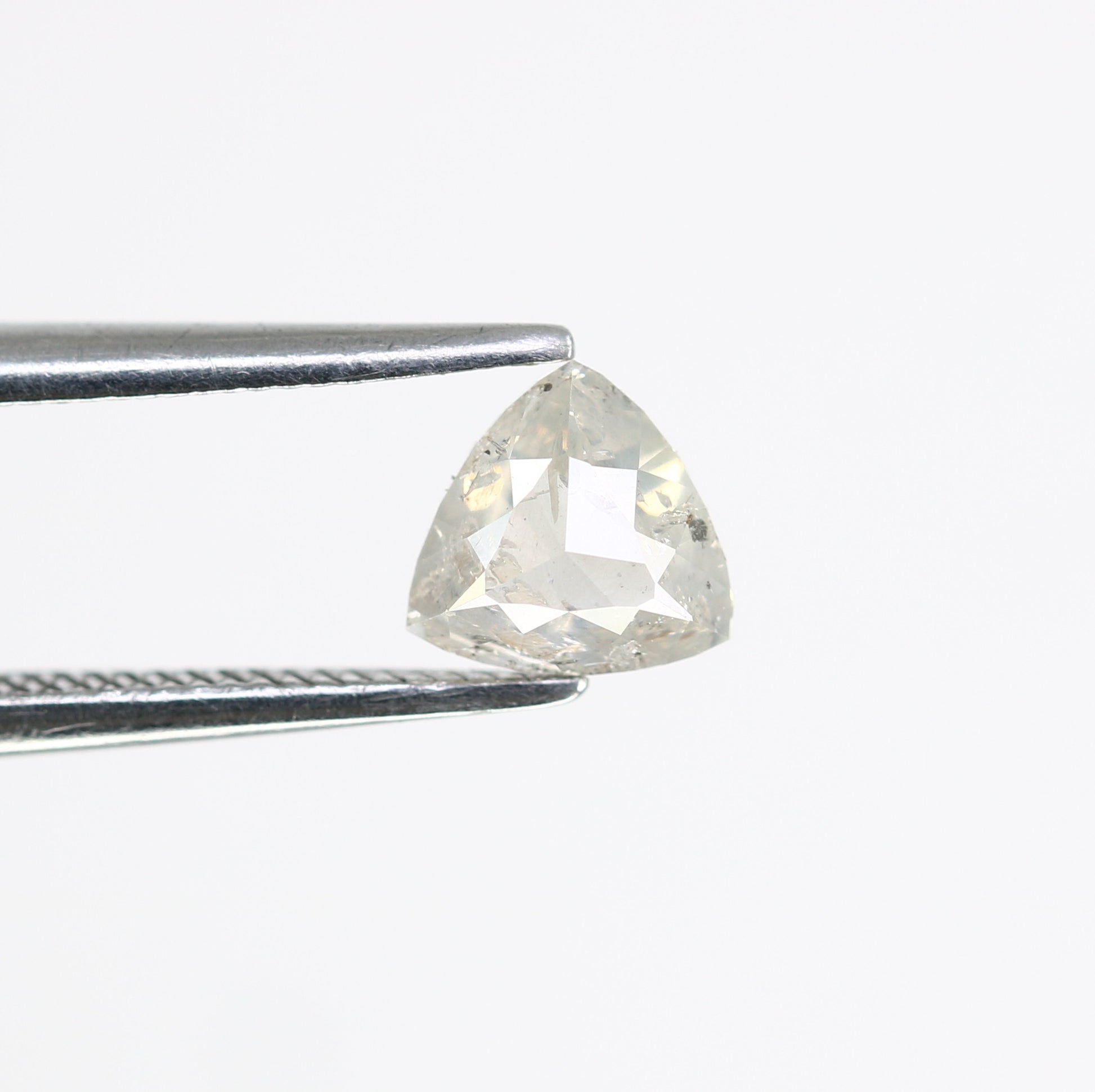0.70 CT Salt And Pepper Triangle Shape 5.50 MM Diamond For Galaxy Ring - JayKrishna Diamond