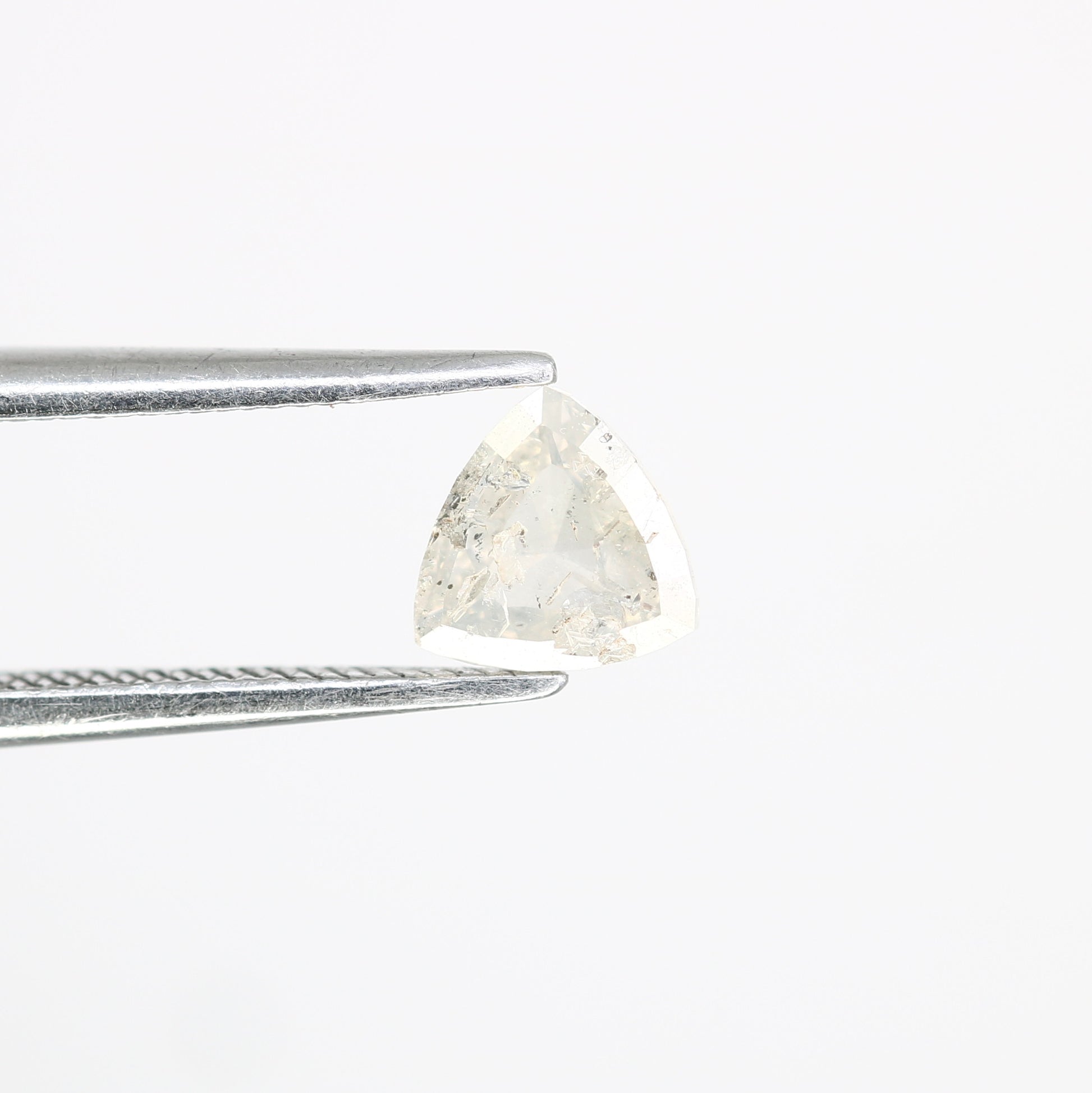 0.70 CT Salt And Pepper Triangle Shape 5.50 MM Diamond For Galaxy Ring - JayKrishna Diamond