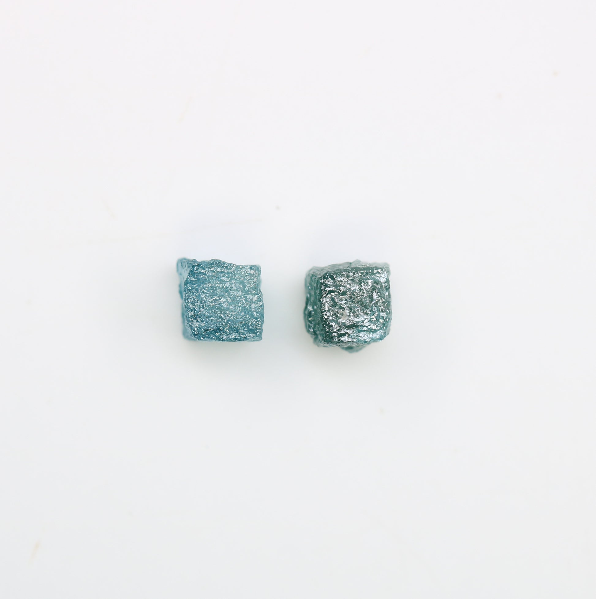 1.55 CT Blue Rough Cube Raw Diamond For Engagement Ring - JayKrishna Diamond