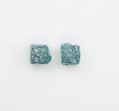 1.56 CT Blue Rough Cube Raw Diamond For Engagement Ring - JayKrishna Diamond