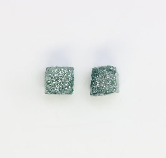 1.56 CT Cube Raw Blue Rough Diamond For Engagement Ring - JayKrishna Diamond