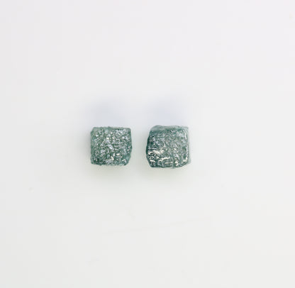 1.56 CT Cube Raw Blue Rough Diamond For Engagement Ring - JayKrishna Diamond