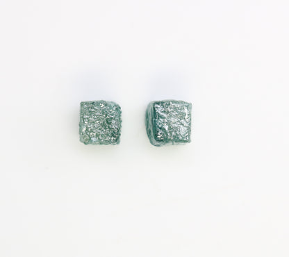 1.56 CT Cube Raw Blue Rough Diamond For Engagement Ring - JayKrishna Diamond