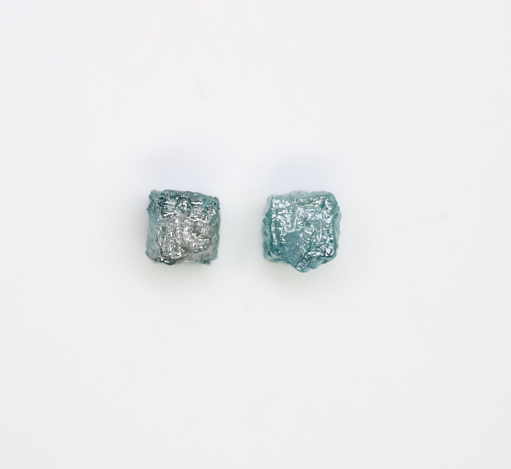 1.46 CT Cube Raw Blue Rough Diamond For Engagement Ring - JayKrishna Diamond